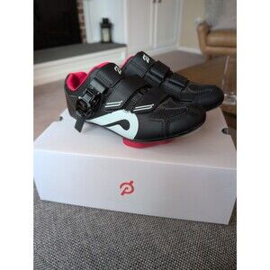 EUC Peloton cycling shoes with look delta cleats and box EU 38 US women's 7